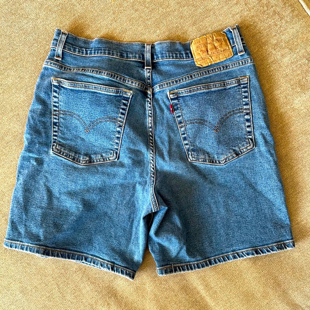 Levi's Classic Blue Denim Shorts